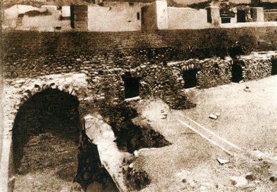 criptoportico，意大利庞贝城，c1900年代大露台 作者 不明