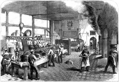 1867年，萨里戈达尔明，查特豪斯学校的厨房 作者 不明