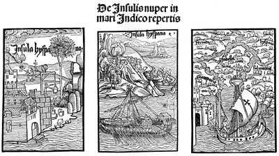 克里斯托弗·哥伦布（Christopher Columbus）降落在伊斯帕尼奥拉（1901） 作者 Unbekannt