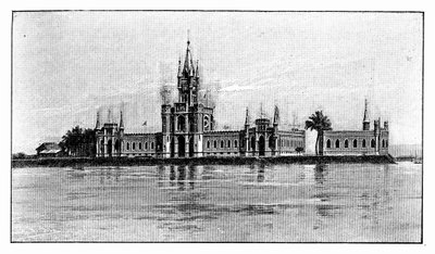 1895年，巴西瓜纳巴拉湾，财政岛上的微型宫殿 作者 不明
