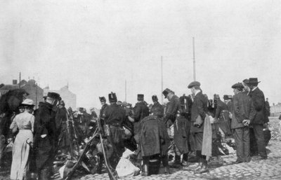 1914年7月31日，为捍卫比利时列日而动员 作者 不明