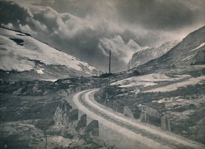 山区公路Grotli-Stryn，1914年。 作者 不明