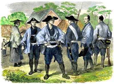 19世纪日本步兵的新税 作者 不明