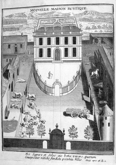 新的乡村房屋，1775年 作者 不明