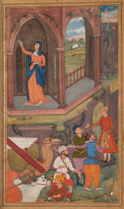 耶稣的出生地，来自杰罗姆·泽维尔神父（1602-1604）的Mirat al-quds。 作者 不明