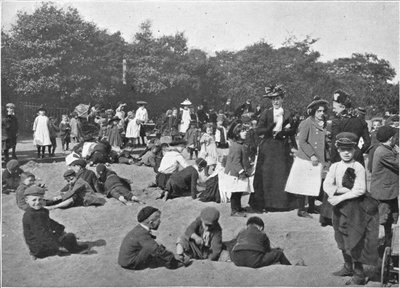沙坑，维多利亚公园，伦敦，c1900 1901年 作者 不明