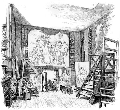 Paul-Jacques-Aime Baudry工作室，c1880-1882年 作者 不明