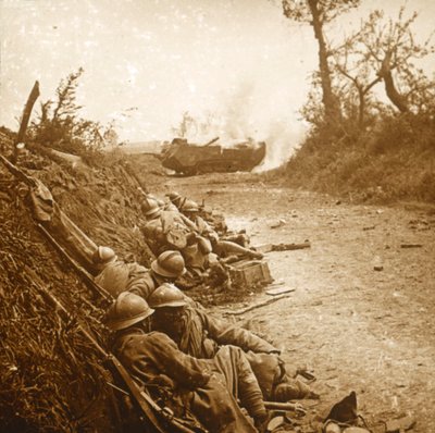1918年6月，占领法国北部的库尔塞勒 作者 不明
