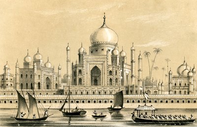阿格巴汗（Akbar Khan）最喜欢的苏丹在阿格拉的墓，1847年 作者 不明