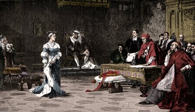 凯瑟琳女皇的审判，1529年，1905年。 作者 不明