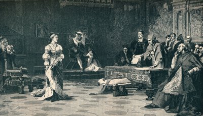 凯瑟琳女皇的审判，1529年，1905年。 作者 不明