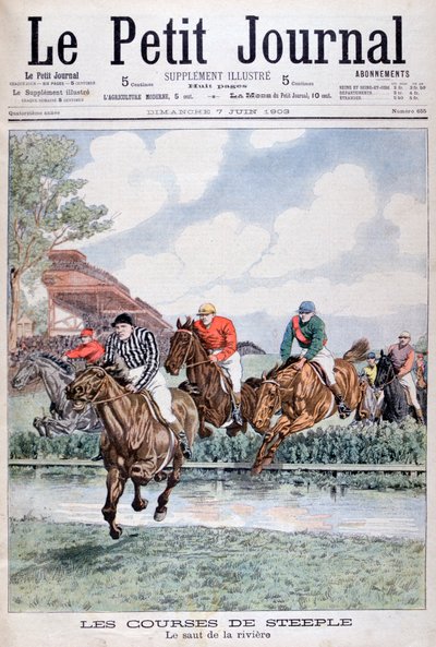 1903年，Auteuil的跳栏板跳水 作者 不明