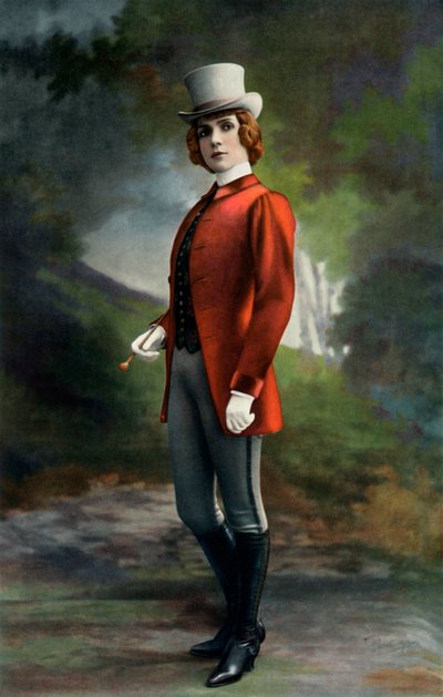 剧院。蝙蝠-奥洛夫斯基亲王。 -伊芙·拉瓦列尔小姐（Eve Lavalliere），1904年。 作者 Unbekannt