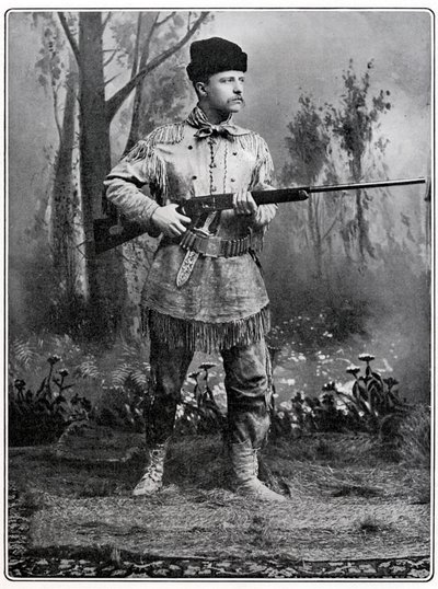 西奥多·罗斯福（Theodore Roosevelt），美国士兵和政客，c1898 作者 不明