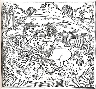 忒修斯和半人马普鲁塔克：并行生活，1491，1917年 作者 不明