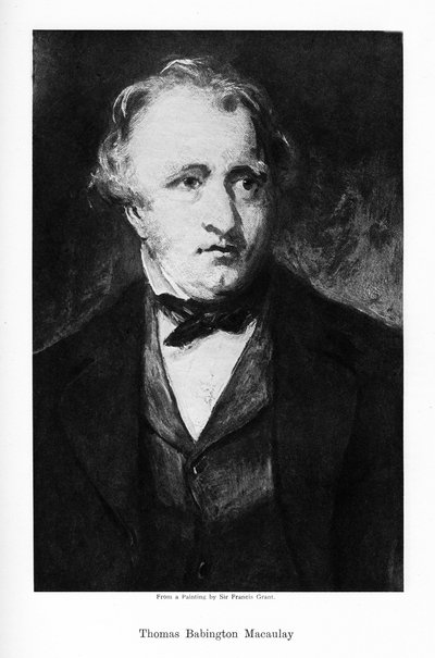 托马斯·巴宾顿（Thomas Babington），英国诗人，历史学家和辉格党政客，十九世纪 作者 不明