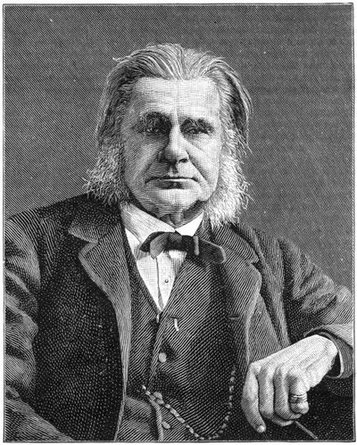 托马斯·亨利·赫x黎（Thomas Henry Huxley），英国生物学家，1897年 作者 不明