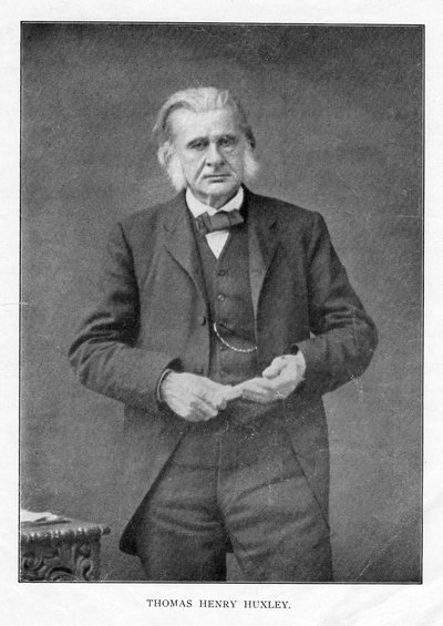 托马斯·亨利·赫x黎（Thomas Henry Huxley），英国生物学家，1870年代 作者 不明