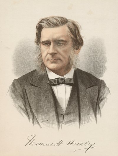 托马斯·亨利·赫x黎（Thomas Henry Huxley），英国生物学家，c1880 作者 不明