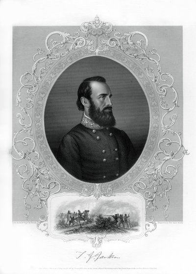 1862-1867年美国内战期间同盟将军托马斯·乔纳森·斯通沃尔·杰克逊 作者 不明