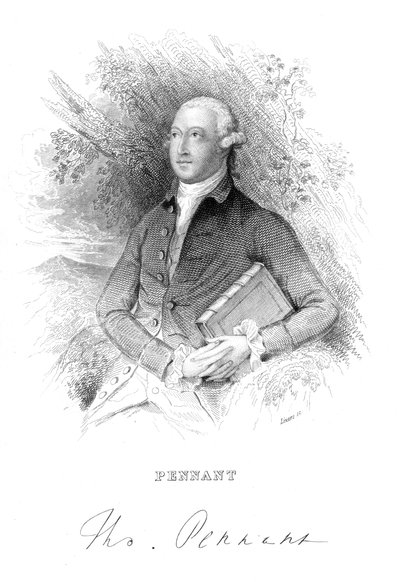 托马斯·彭南特（Thomas Pennant），18世纪英国博物学家和旅行者，c1840 作者 不明