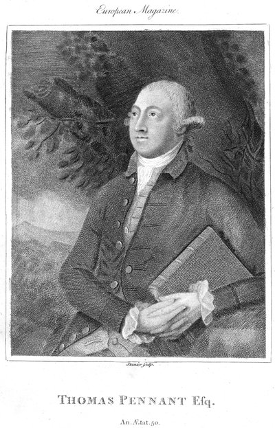 托马斯·彭南特（Thomas Pennant），18世纪英国博物学家和旅行者，c1840 作者 不明
