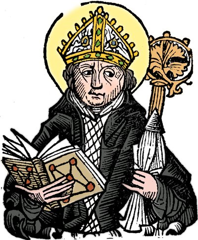 托马斯·贝克特（Thomas a Becket）1118-1170年，英国教堂圣人和烈士，1493年 作者 不明