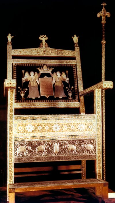 沙皇亚历克西斯·米哈伊洛维奇的宝座，1659年 作者 不明