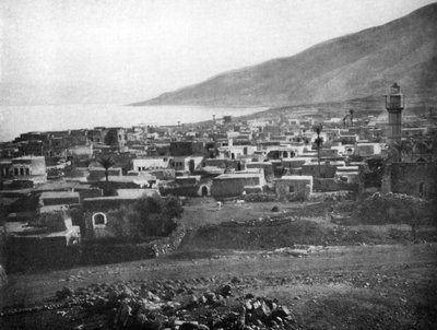 提比里亚和加利利湖，1926年 作者 不明