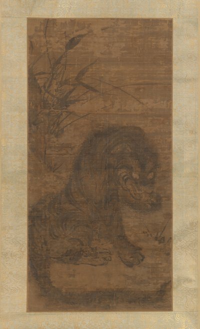 虎，14世纪。 作者 不明