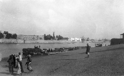 伊拉克首都巴格达底格里斯河，1917-1919年 作者 不明