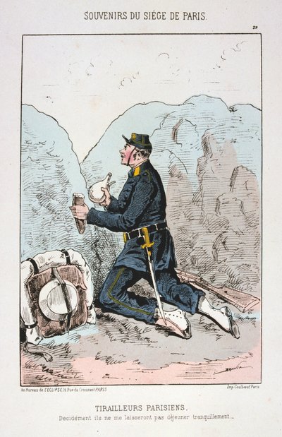 巴黎围困，1870-1871年的巴黎小兵 作者 不明