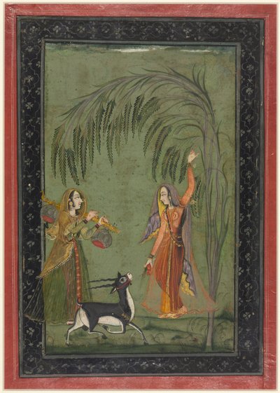 来自Ragamala系列的Todi Ragini，c。 1750-1775年。 作者 不明