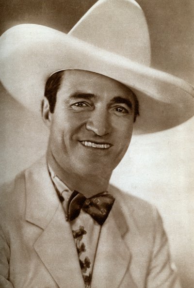 汤姆·米克（Tom Mix），美国电影演员，1933年 作者 不明