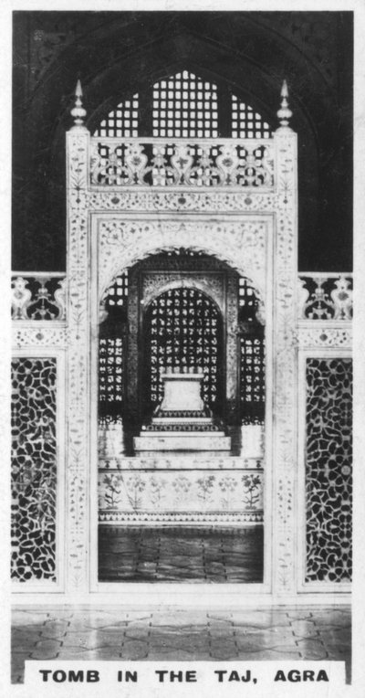 泰姬陵陵墓，印度北方邦阿格拉，摄于1925年。 作者 不明