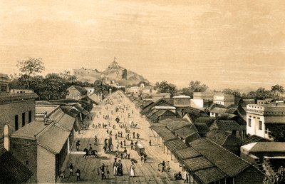 1847年，印度Trichinopoly镇和堡垒 作者 不明