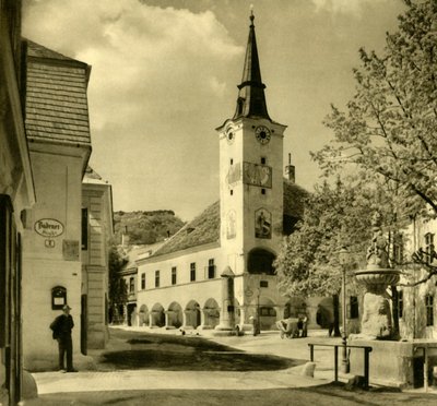 市政厅，下奥地利州默德林，Gumpoldskirchen，建于1935年。 作者 不明