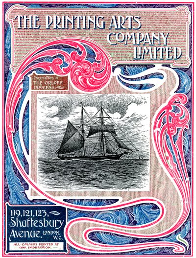 1902-1903年在伦敦印刷艺术有限公司的商业广告 作者 不明