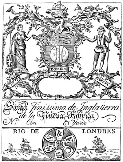 1894年，南海公司的商标，18世纪 作者 不明