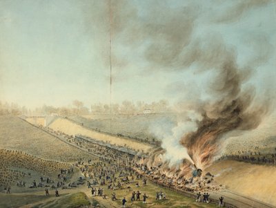 1842年，贝尔维尤发生火车相撞事件19世纪 作者 不明
