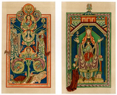 耶西和圣母子树登基，c1130-1140 作者 不明