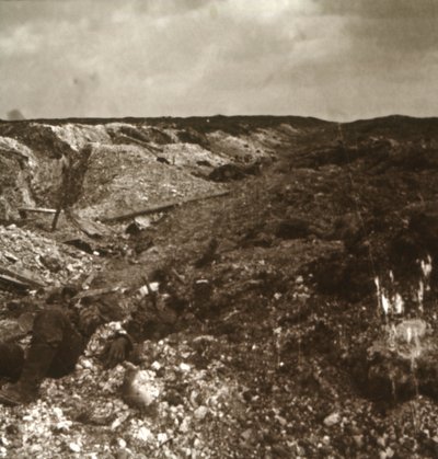 沟槽，法国北部索姆，c1914-c1918 作者 不明