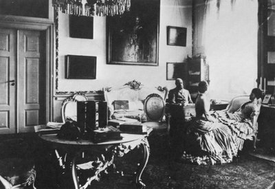 俄罗斯的Tsarevich Alexander和大公爵夫人Maria Feodorovna，约1880年 作者 不明