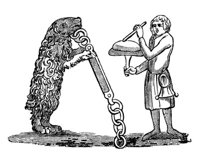 14世纪，1833年有家教的熊 作者 不明