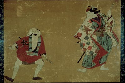 戏剧中的两个演员1700-1705 作者 不明