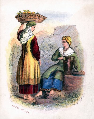 两名希腊妇女，c1809 作者 不明