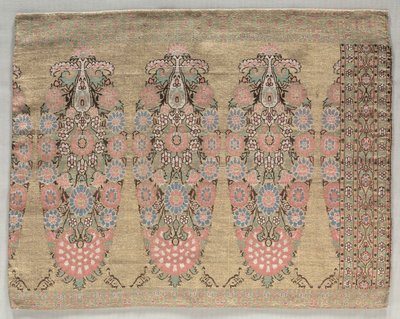 两条围巾，1700年代。 作者 不明