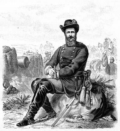尤利西斯·格兰特（Ulysses S Grant），19世纪的美国士兵和政治家，1900年 作者 不明