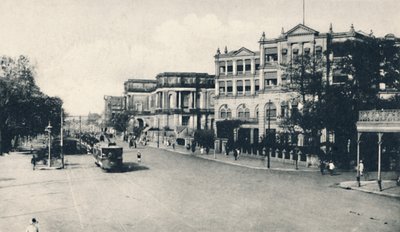20世纪初，加尔各答Chowringhee Road的联合服务俱乐部。 作者 不明