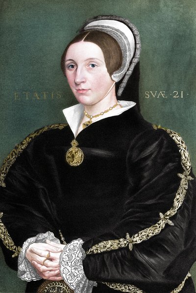 以前不知名的女人被认为是凯瑟琳·霍华德（Catherine Howard），1902年 作者 不明